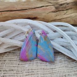 Pastelowe Kolczyki Aurora Shine