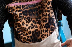 Plecak z suwakiem panterka