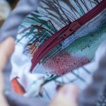 Szara listonoszka z kominem plecionka - 