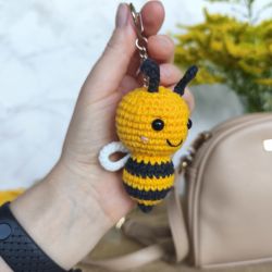 Brelok pszczółka, Brelok do kluczy, Brelok na prezent, Brelok do torebki