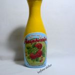 Butelka z owocową etykietą (02) - teofano atelier, pojemnik