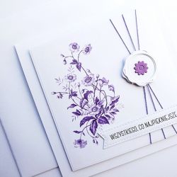 Kartka urodzinowa minimalistyczna handmade
