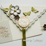 Kopertówka z okazji ślubu-'oliwkowy ogród' - 