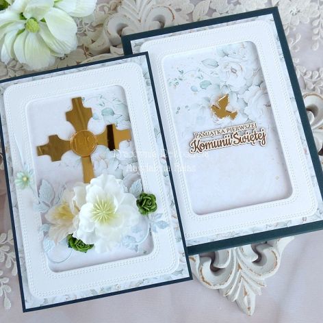 Komunijna kartka w pudełku 624