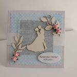 Personalizowana Kartka ręcznie robiona na Ślub handmade III - Personalizowana Kartka ręcznie robiona na Ślub handmade III