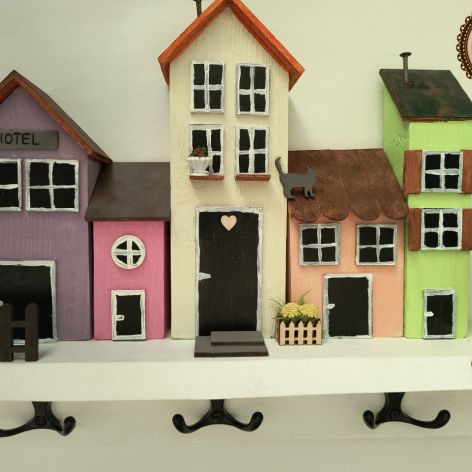 Wieszak domki pasteLOVE