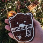 Miś i Pan Ciastek - szydełkowe pierniczki - 