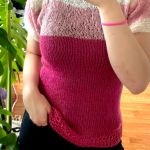 Swetr różowy  - 3