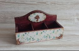 Drewniane pudełko na herbatkę