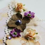 Kopertówka z okazji ślubu-'wrzosowa łąka' - 