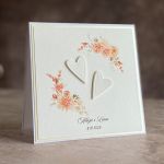 Kartka ślubna z pudełkiem i kopertą WA 51C - Kartka ślubna z pudełkiem i kopertą