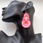 Hot Sweet Pink kolczyki sutasz - 