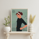 Plakat Audrey green 60x40cm - 2
