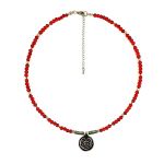 Naszyjnik czerwony. - Naszyjnik czerwony.