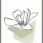 Grafika "Magnolia" - W ramie