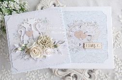 Ślubna kartka w pudełku 689