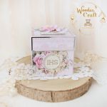 Exploding box komunijny "Pink Roses" GOTOWY - 