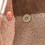 Pudroworóżowa składana kopertówka I - 