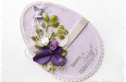 JAJKO - kwiecista kartka wielkanocna