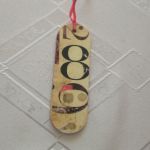 Zakładka do książki z liczbami - Handmade zakładka ze sklejki