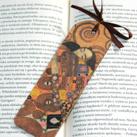 Zakładka - Klimt, fragment obrazu