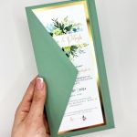 Zaproszenie ślubne, karta z kopertą - Zaproszenie ślubne, karta z kopertą