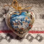 Bombki/serce kpl. 2 szt. - 