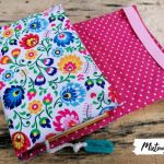 Otulacz / etui na książkę ~ folk white - null