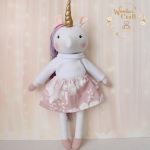 Jednorożec konik Cleo przytulanka GOTOWA - 