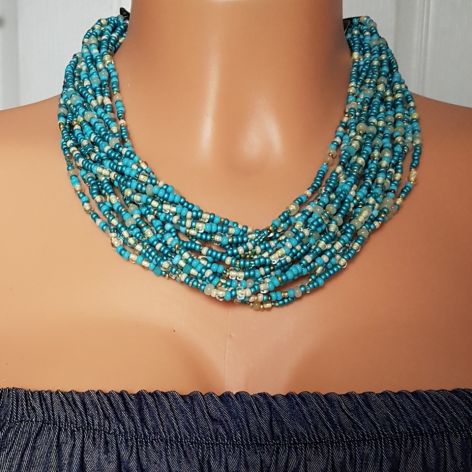 Naszyjnik Koralikowy Kalait nasz23.32