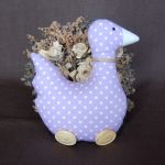 Lawendowa gąska na drewnianych "wrotkach" - 