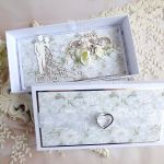 Ślubna kartka w pudełku 1067 - 