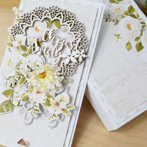 Chrzest - kartka w pudełku z napisem