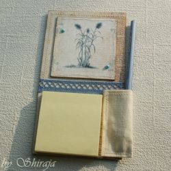 Notes na lodówkę -' świt nad łąką'