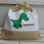 Dinozaur - worek na kapcie/strój - worek do przedszkola