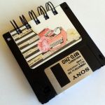 Notes - dyskietka floppy disk Office - przód notesu