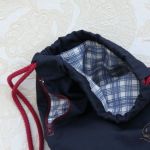 Plecak - worek "Z haftem przeworskim" - Wnętrze plecaka