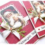 Kartka świąteczna z mikołajem - 