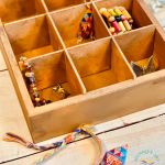 Kufer na biżuterię, z przegródkami, prezent dla niej - 