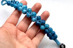 Z Agatem niebieskim bransoletka