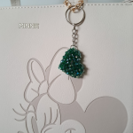 Zielony Brelok w Kształcie Serca - zielony brelok serce