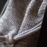 Pleciona torba na ramię z kominem - 