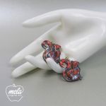 0485/mela- kolczyki z żywicy KOTKI koty - 
