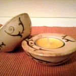 Kawa  przy świecach - 