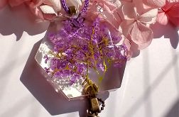 Niepamięć - długi wisior z żywicy