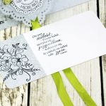 Kartka ślubna- wiosenne serducho - 