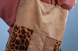 Duża torba na ramię patchwork