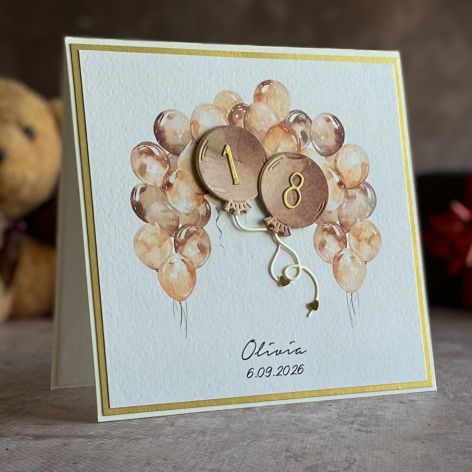 Kartka urodzinowa z kopertą prezentową HB20