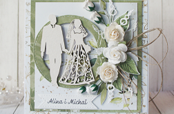 Komplet na ślub "Green & Cream" v.1