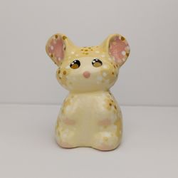 Figurka Chomik Miniaturka Chomiczek Kremowy